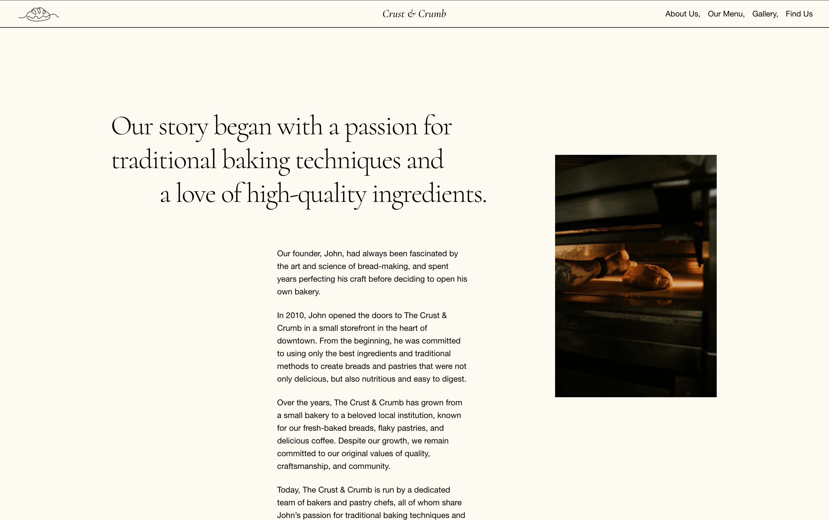 Crust & Crumb project image 3